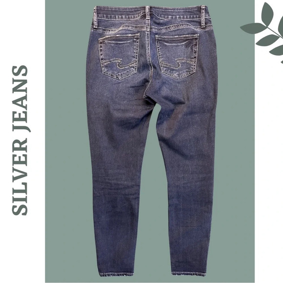 Silver Jeans Women’s Suki Skinny Mid Rise Jeans Blue Size 29 - Picture 3 of 8